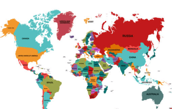 Labeled:V-Xzjijklp4= Map of the World