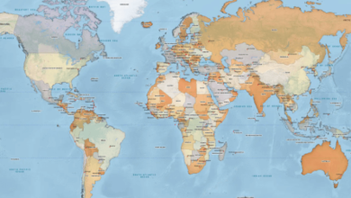 Labeled:V-Xzjijklp4= World Map