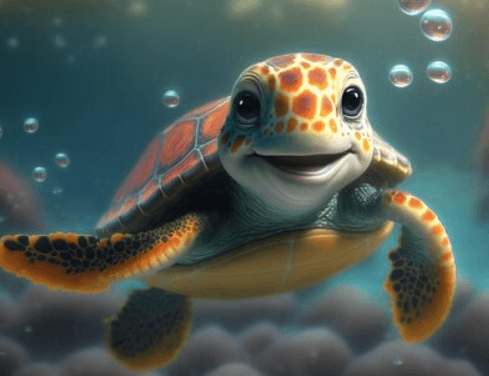 Cute Turtle Baby